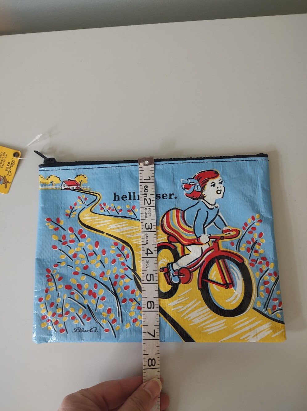 NWT Blue Q Hellraiser Zipper Bag Travel - Picture 5 of 8